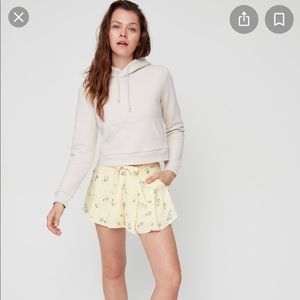Floral Yellow Women's Shorts